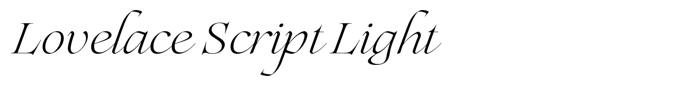 Lovelace Script Light image